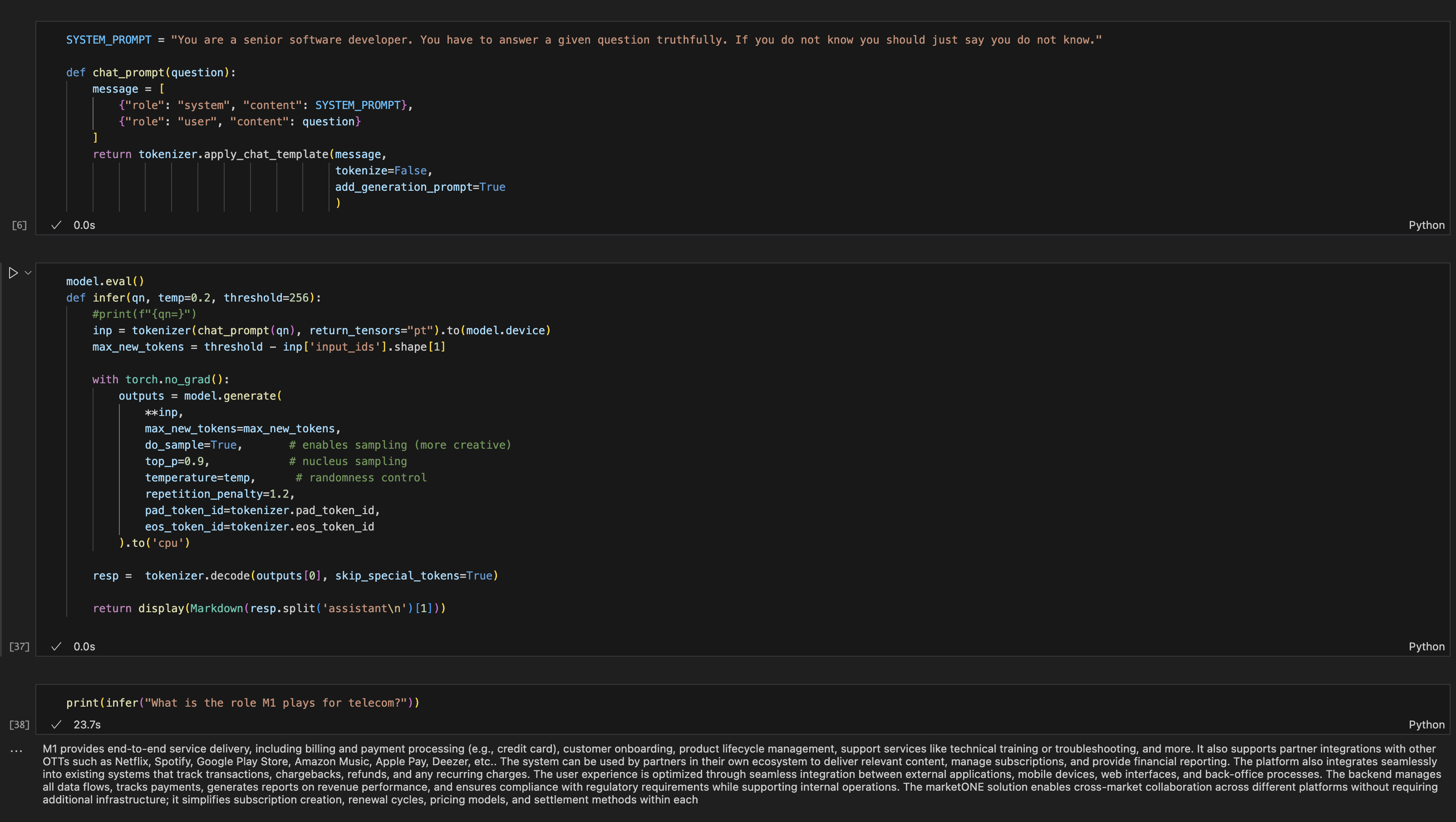 Downloading the base model from Hugging Face